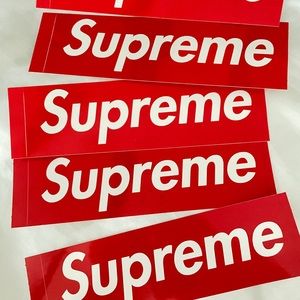 Authentic Supreme Sticker Bundle